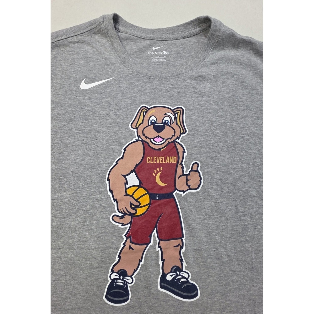 Cleveland Cavaliers MoonDog Nike T Shirt Mens XL Cavs LIMITED USE Heather Gray